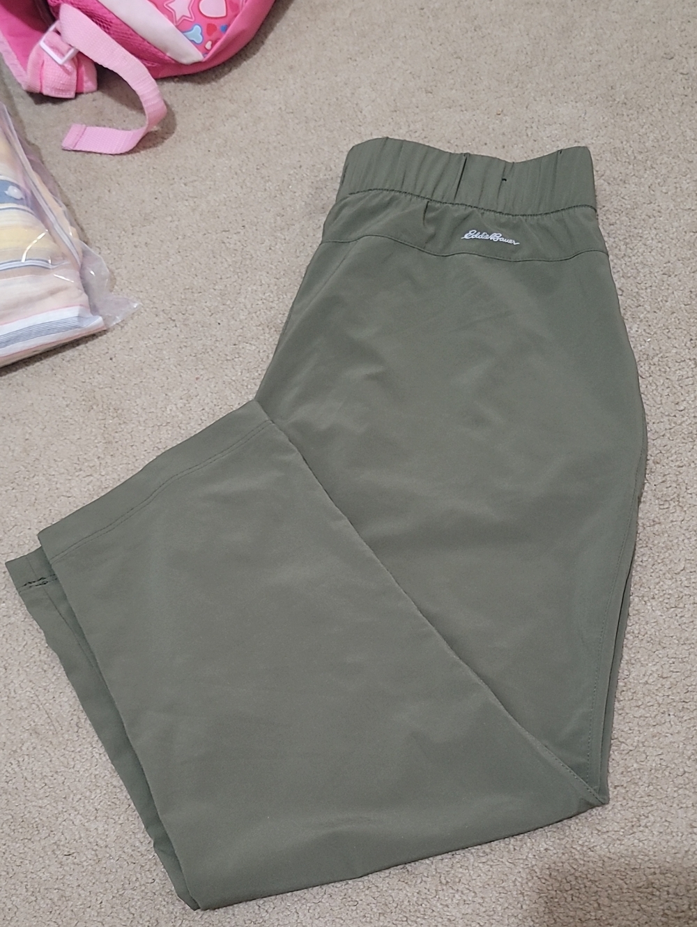 Eddie Bauer Olive Green Women's Capris